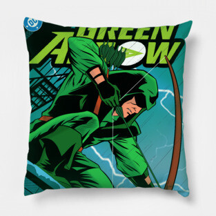 Green Arrow Pillow