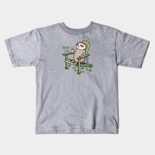Sloth Life Kids T-Shirt