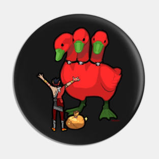 It's a Beautiful Day in the House of Hades and You're a Horrible Goose Pin