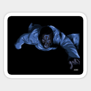 Get Out "Falling" Chris illustration (digital) Sticker