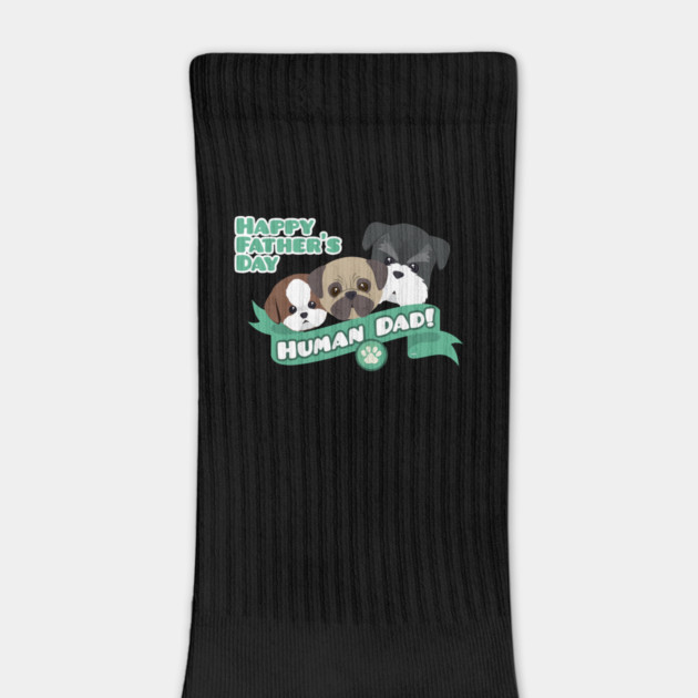 Happy Fathers Day Human Dad Doggies by creative