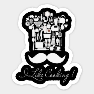 I like Cooking! Sticker