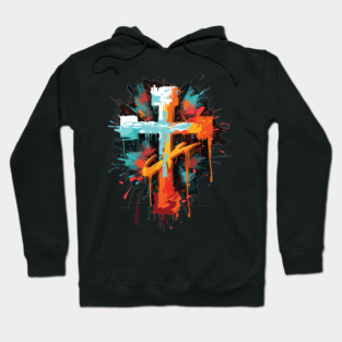 Graffiti Cross Hoodie