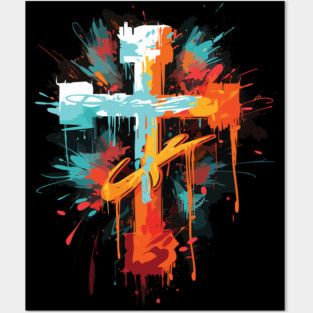 Graffiti Cross Posters and Art
