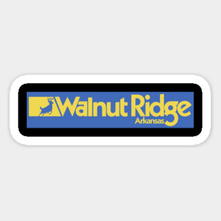 Walnut Ridge Yellow Logo Magnet