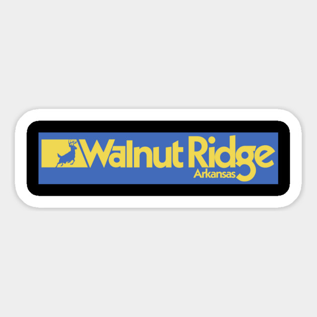 Walnut Ridge Yellow Logo Magnet by rt-shirts