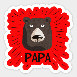 Papa Bear Sticker