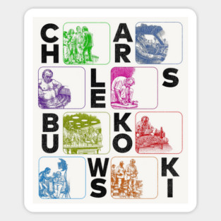 Bukowski Book Illustrations Sticker