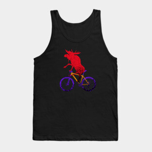 Mountain Bike Moose Tank Top