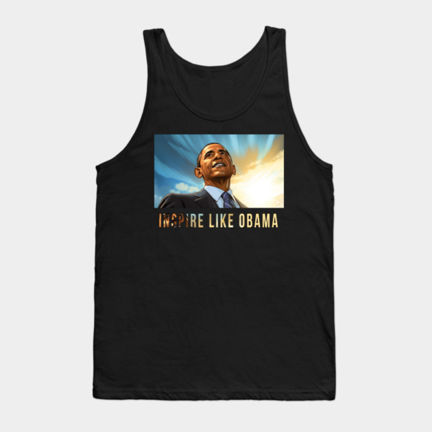 Inspire Like Obama, Barack Obama, Black History Tank Top by UrbanLifeApparel