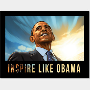 Inspire Like Obama, Barack Obama, Black History Posters and Art