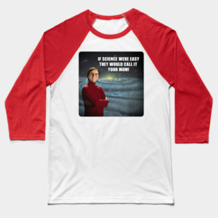 Carl Sagan Science Baseball T-Shirt
