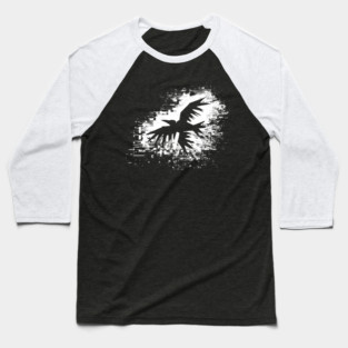 Three Winged Raven Baseball T-Shirt