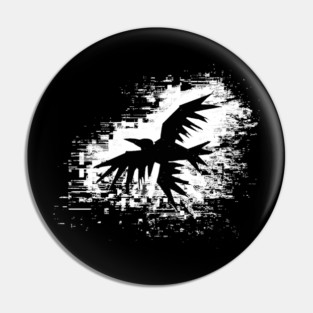 Three Winged Raven Pin