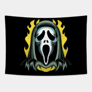 Mask Ghost Tapestry