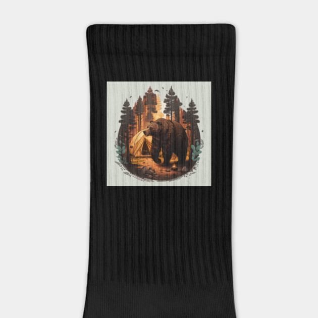 Camping with Bear, Adventure in the Forest by logiamerch