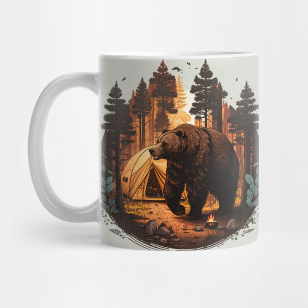 Camping with Bear, Adventure in the Forest by logiamerch