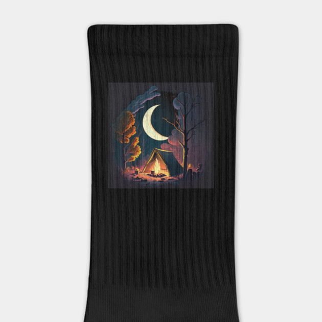 Camping Adventure in the Forest, Campfire by logiamerch