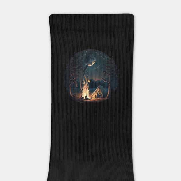 Camping Adventure in the Forest, Campfire by logiamerch