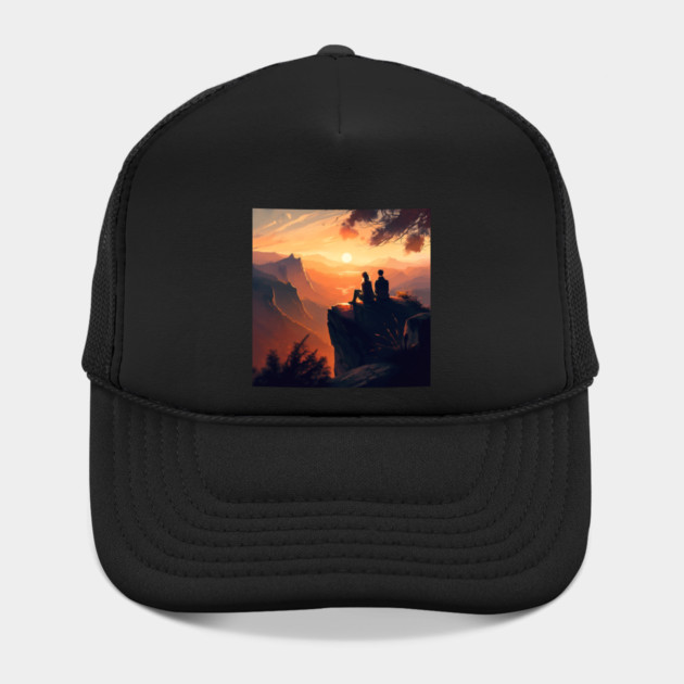 Mountain Hiking Sunset, Adventure Travel by logiamerch