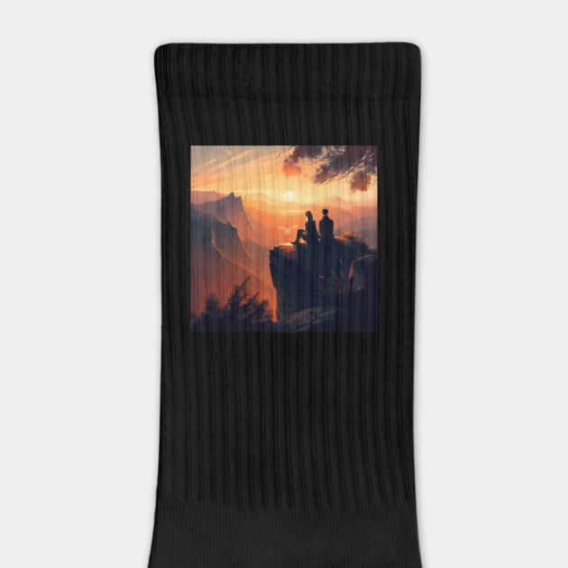 Mountain Hiking Sunset, Adventure Travel by logiamerch