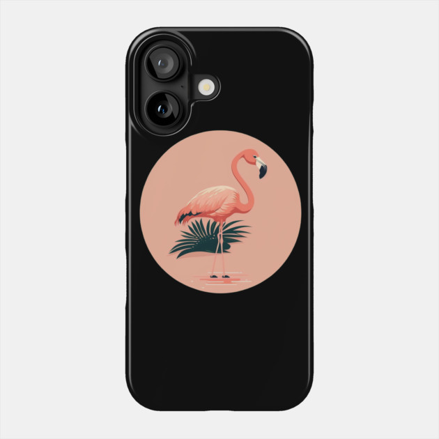 Pink Flamingo Minimal, Love Flamingos Phone Case by logiamerch