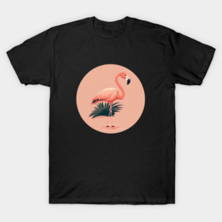 Pink Flamingo Minimal, Love Flamingos T-Shirt