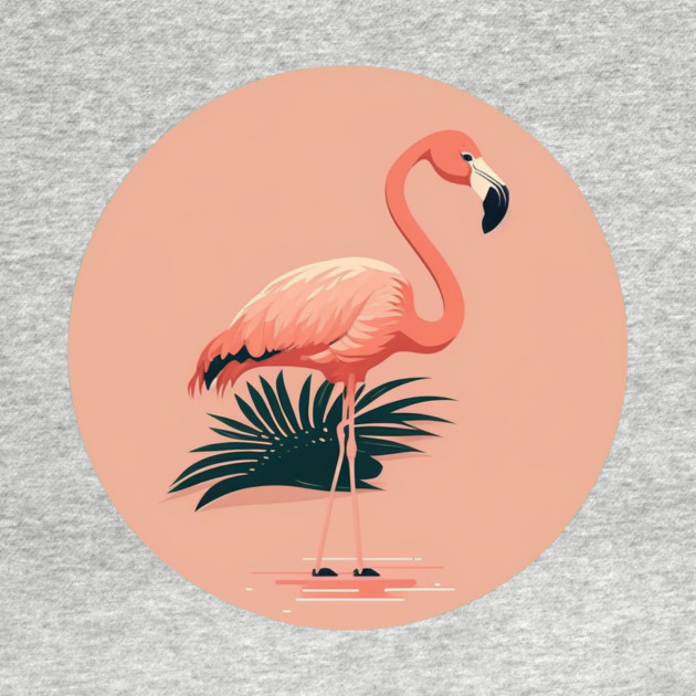 Pink Flamingo Minimal, Love Flamingos by logiamerch