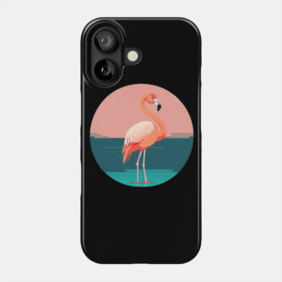 Pink Flamingo Minimal, Love Flamingos Phone Case
