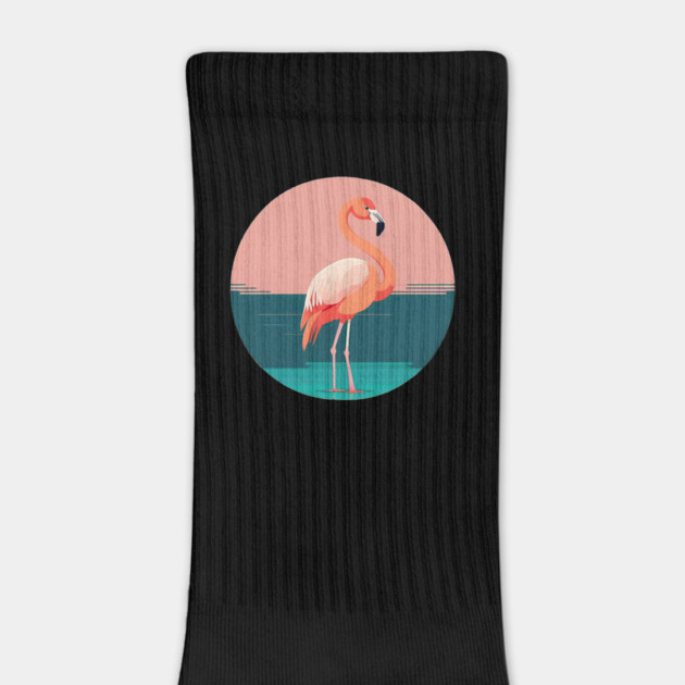 Pink Flamingo Minimal, Love Flamingos by logiamerch