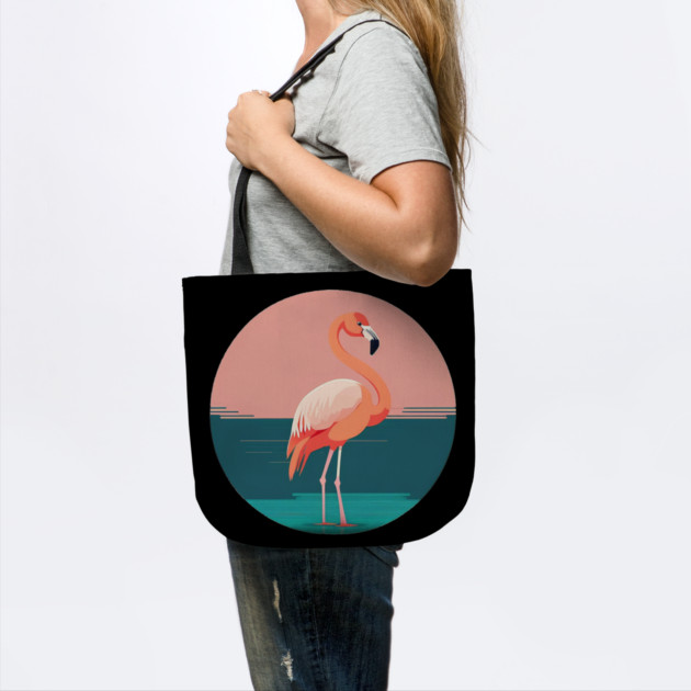 Pink Flamingo Minimal, Love Flamingos by logiamerch