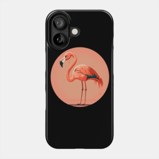 Pink Flamingo Minimal, Love Flamingos Phone Case