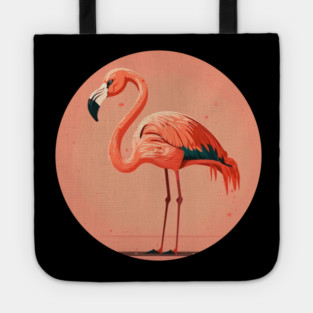 Pink Flamingo Minimal, Love Flamingos Tote