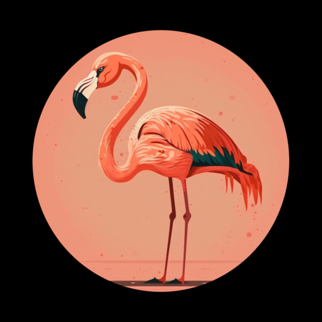 Pink Flamingo Minimal, Love Flamingos by logiamerch