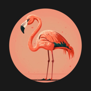 Pink Flamingo Minimal, Love Flamingos T-Shirt
