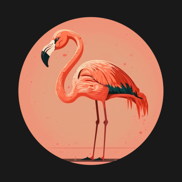 Pink Flamingo Minimal, Love Flamingos by logiamerch