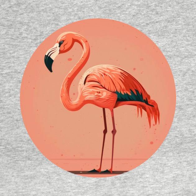 Pink Flamingo Minimal, Love Flamingos by logiamerch