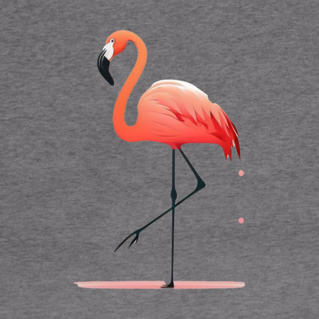 Pink Flamingo Minimal, Love Flamingos by logiamerch