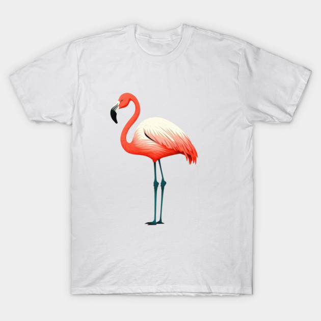 Pink Flamingo Art, Love Flamingos T-Shirt by logiamerch