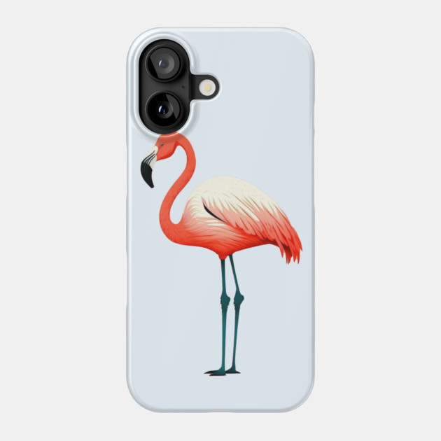 Pink Flamingo Art, Love Flamingos Phone Case by logiamerch