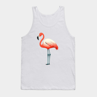 Pink Flamingo Art, Love Flamingos Tank Top