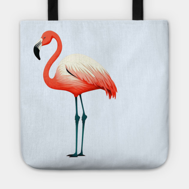 Pink Flamingo Art, Love Flamingos Tote by logiamerch