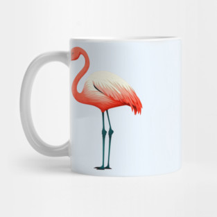 Pink Flamingo Art, Love Flamingos Mug