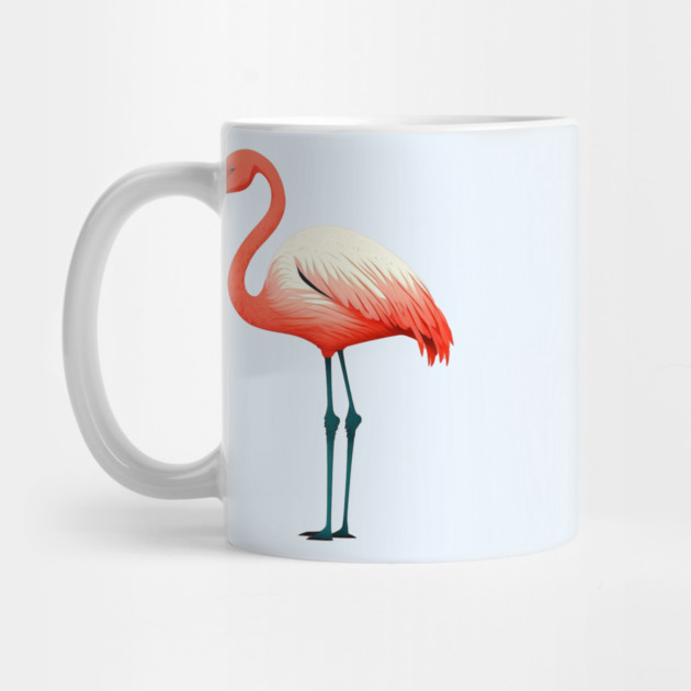 Pink Flamingo Art, Love Flamingos by logiamerch