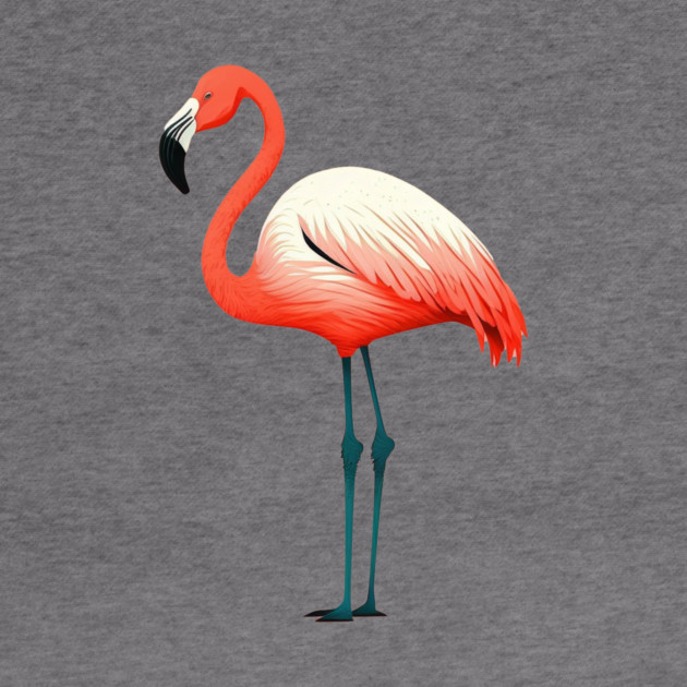 Pink Flamingo Art, Love Flamingos by logiamerch