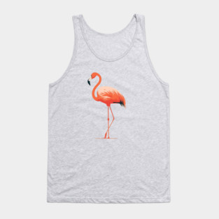 Pink Flamingo Art, Love Flamingos Tank Top