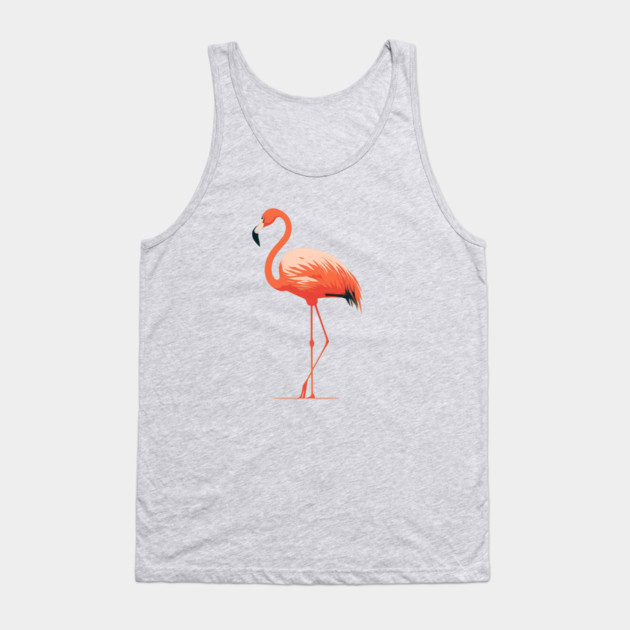 Pink Flamingo Art, Love Flamingos Tank Top by logiamerch