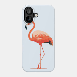 Pink Flamingo Art, Love Flamingos Phone Case
