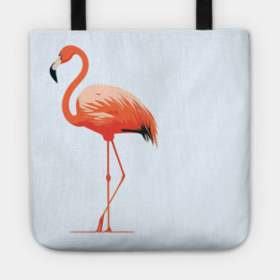 Pink Flamingo Art, Love Flamingos Tote