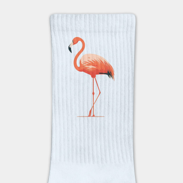 Pink Flamingo Art, Love Flamingos by logiamerch
